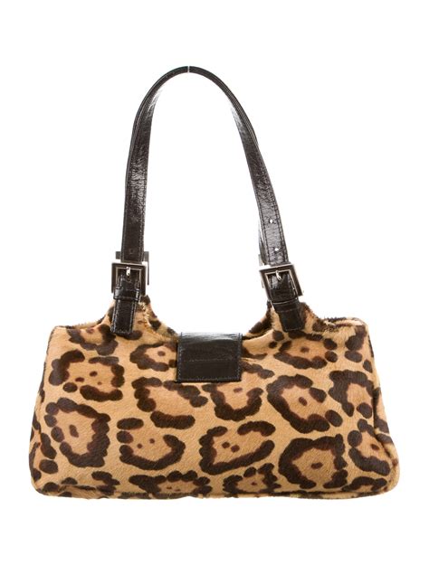 fendi leopard womens bag|fendi black handbags.